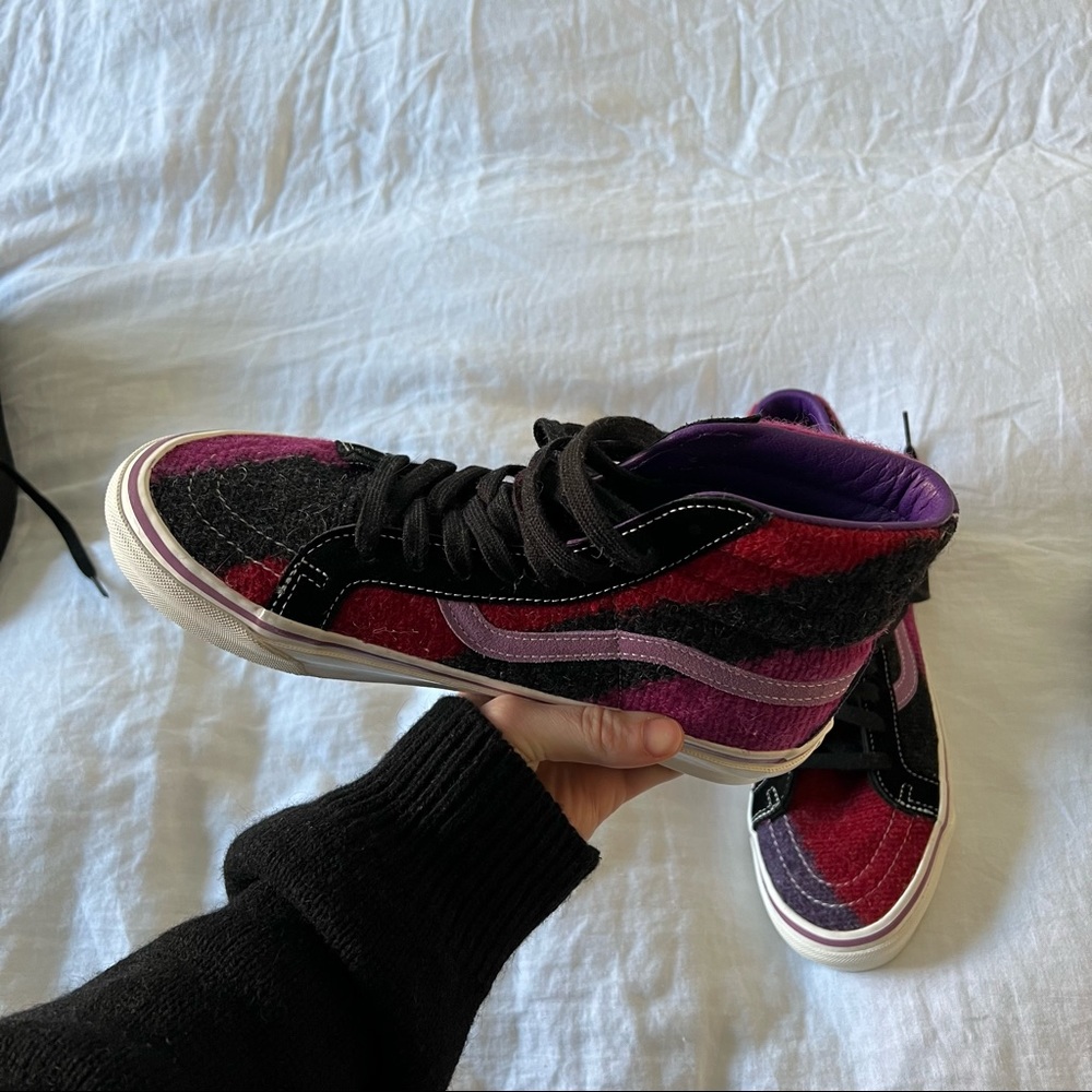 Vans X Concepts Fuzzy High Top Sneaker Size 9.5 - image 1